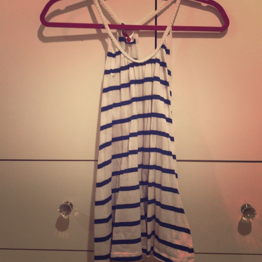 A nautical navy tank top
